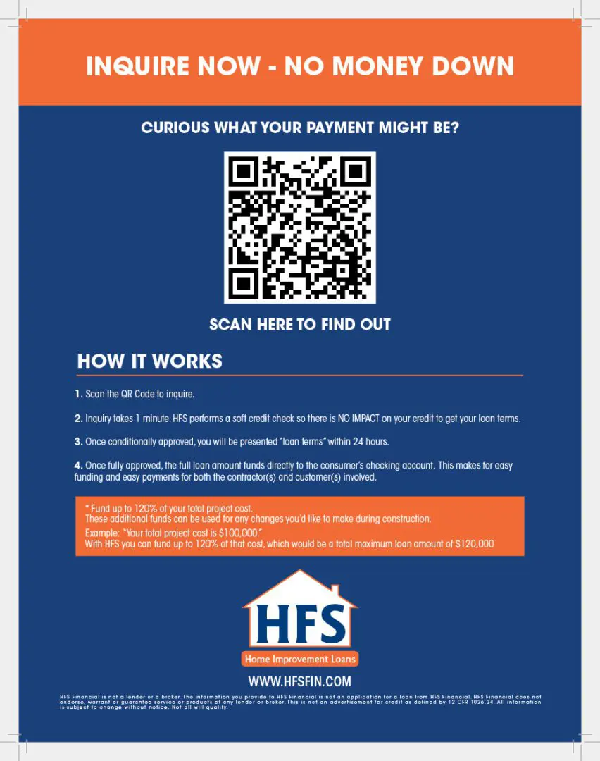 A flyer with instructions for how to use the qr code.
